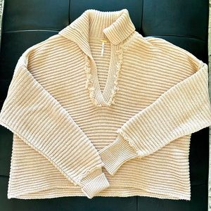 Free People collared sweater